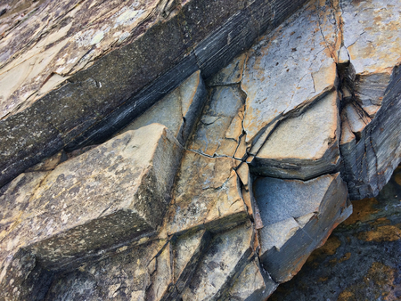 rock, stone texture, stone layers as backgroundの写真素材