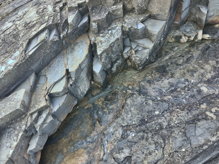 rock, stone texture, stone layers as backgroundの写真素材