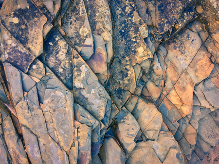 rock, stone texture, stone layers as backgroundの写真素材