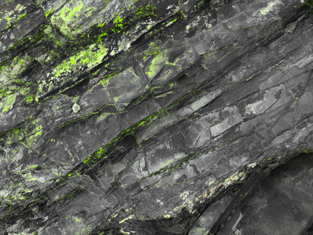 stone texture of amazing color, rocky layers of bright colorsの写真素材