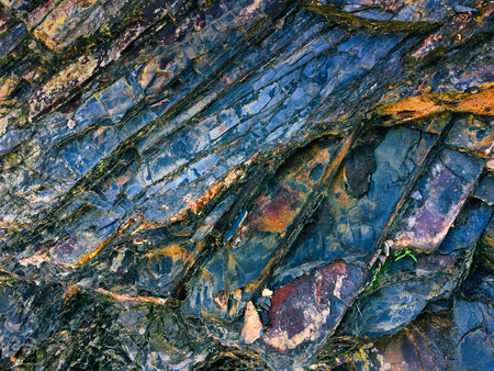 rock, stone texture, stone layers as backgroundの写真素材