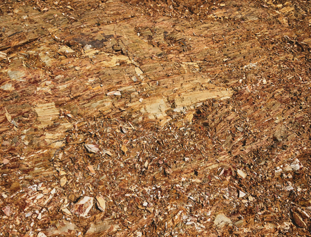 rocky soil, stone crumb, rock formation as a background, bright stonesの写真素材
