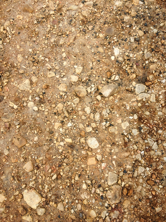 stone crumb as a background, rocky soilの写真素材