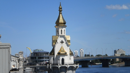 church or church on the river, st. Nicholasの写真素材