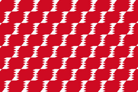 Simple geometric pattern in the colors of the national flag of Bahrainの写真素材
