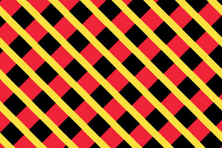 Simple geometric pattern in the colors of the national flag of Belgium