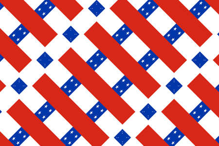 Simple geometric pattern in the colors of the national flag of Chileの写真素材