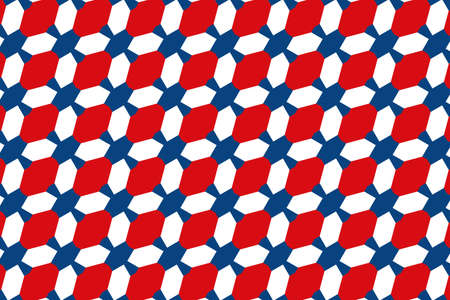 Simple geometric pattern in the colors of the national flag of Czech Republic