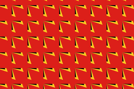 Simple geometric pattern in the colors of the national flag of East Timorの写真素材
