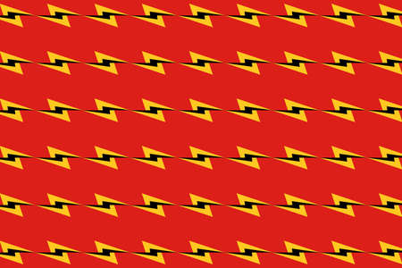 Simple geometric pattern in the colors of the national flag of East Timor