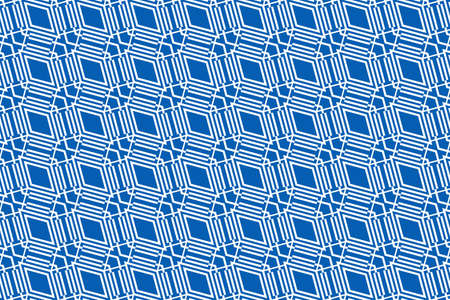 Simple geometric pattern in the colors of the national flag of Greeceの写真素材