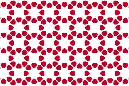 Geometric pattern in the colors of the national flag of Japan. The colors of Japan.