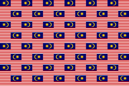 Geometric pattern in the colors of the national flag of Malaysia. The colors of Malaysia.の写真素材