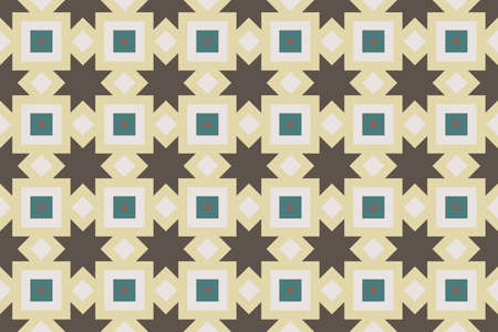 Simple ornamental pattern, textile print. Pattern for fabric and trellis. Geometric pattern....