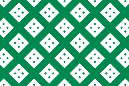 Geometric pattern in the colors of the national flag of Nigeria. The colors of Nigeria.の写真素材