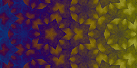 Minimalist geometric pattern blue and yellow colors. Simple colorful background swatch. Abstract...