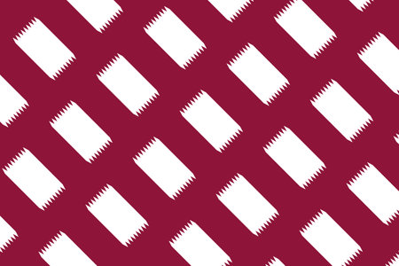 Geometric pattern in the colors of the national flag of Qatar. The colors of Qatar.