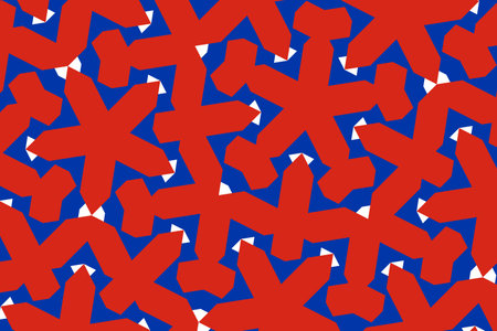 Geometric pattern in the colors of the national flag of Russia. The colors of Russia.