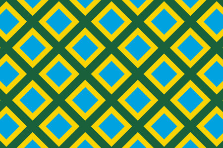 Geometric pattern in the colors of the national flag of Rwanda. The colors of Rwanda.