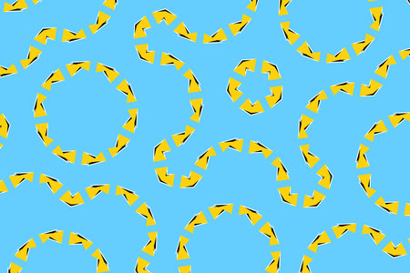 Geometric pattern in the colors of the national flag of Saint Lucia. The colors of Saint Lucia.