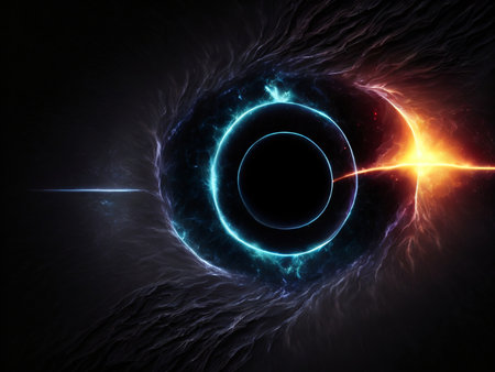 Dark energy, science fiction wallpaper. beauty of deep space. cosmic art background. Clot of dark energy. Created with generative AI toolsの素材