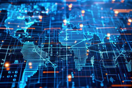 Exploring the concept of a digital global network in the modern world of technology and...