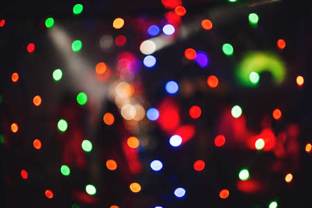 blurred abstract background with colorful bright bokeh