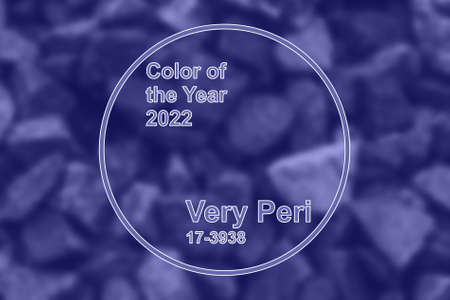 Very Peri the main color of year 2022. Blurred abstract texture painted in trendy fashionable colorの写真素材