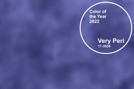 Very Peri the main color of year 2022. Abstract blurred texture