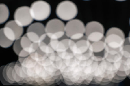 background with blur and multicolored blurred bokehの写真素材