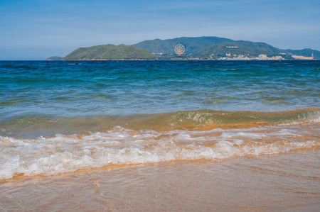 View from the island from Vinpearl entertainment parkの写真素材