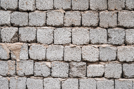 Cinder block background and wall textureの写真素材