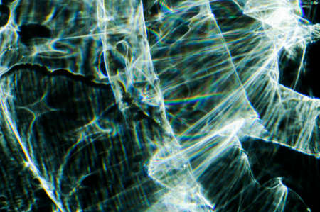 Abstract macro shot of water on glass surface