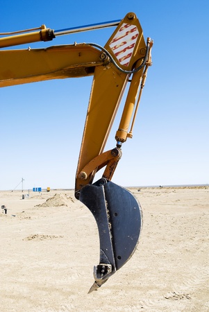 bucket of bulldozer