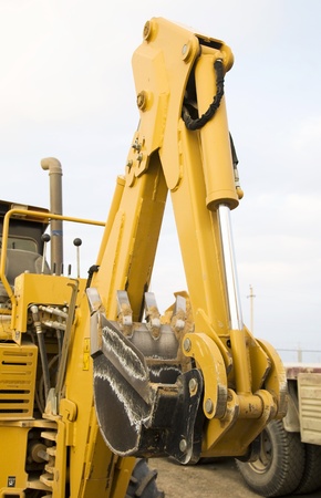 excavator bucketの写真素材