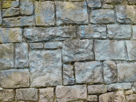 grey wallの写真素材