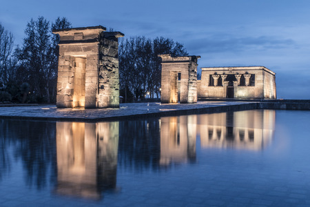 Debod Temple (Temple of Debod)の写真素材