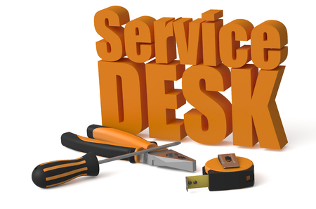 Service Desk service and repair conceptの写真素材