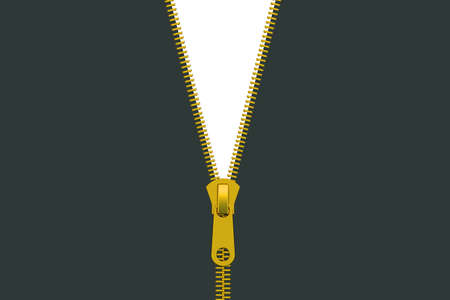 zipper closeupの写真素材