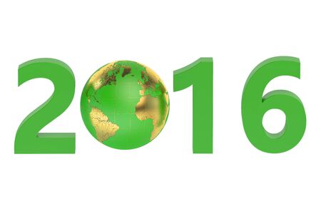 Happy new year 2016 conceptの写真素材