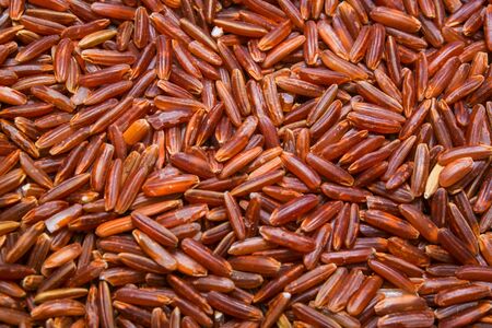 red rice background, textureの写真素材
