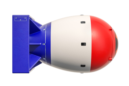 French nuclear weapon concept, 3D renderingの写真素材