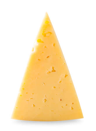 The triangular piece of cheeseの写真素材
