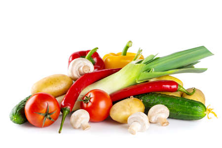 Fresh tasty raw vegetablesの写真素材