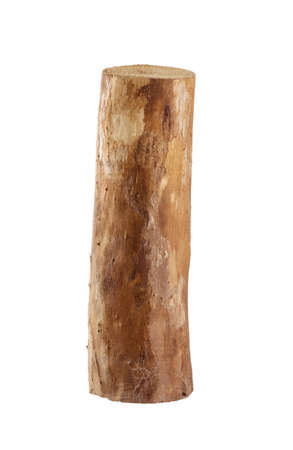 Wooden log without barkの写真素材