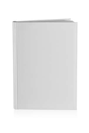 Modern white diary in leather bindingsの写真素材