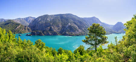 Panorama of the Green Canyonの写真素材