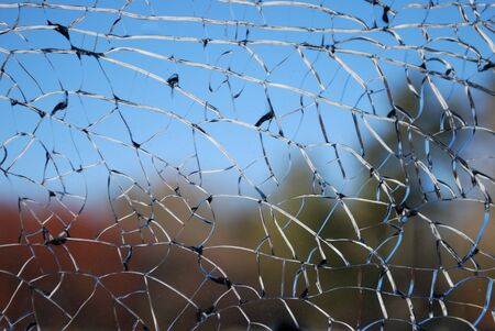 Shattered Glass Window