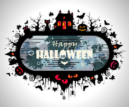 Halloween Frameのイラスト素材