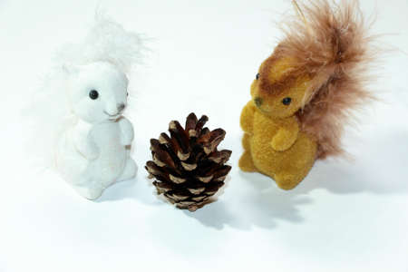 Beautiful and colorful christmas tree decorations a wonderful Christmas tree in the form of small...